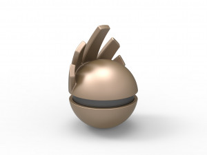 Hitmonchan orb 3D Baskı Modeli