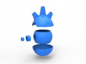 Tyrogue orb 3D Print Model