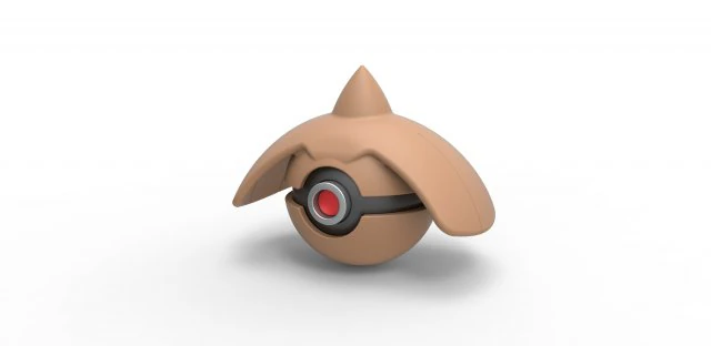 Hitmontop orb 3D Print Model .c4d .max .obj .3ds .fbx .stl .blend 