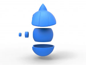 Hitmontop orb 3D Print Model