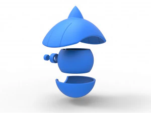 Hitmontop orb 3D Print Model