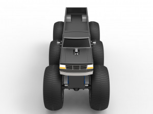 Monster Truck 6x6 concept Modèle 3D