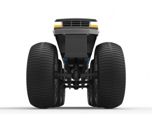 Monster Truck 6x6 concept Modèle 3D