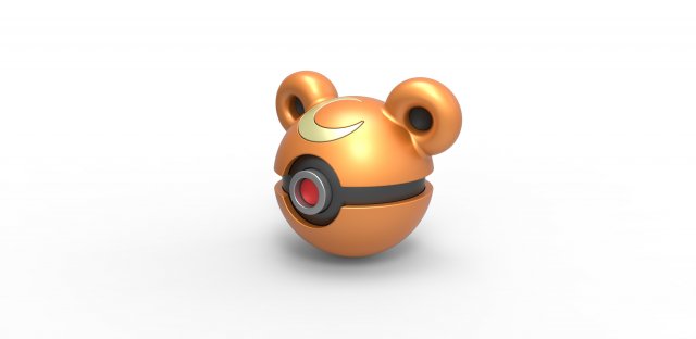 Teddiursa orb Model do druku 3D .c4d .max .obj .3ds .fbx .stl .blend 