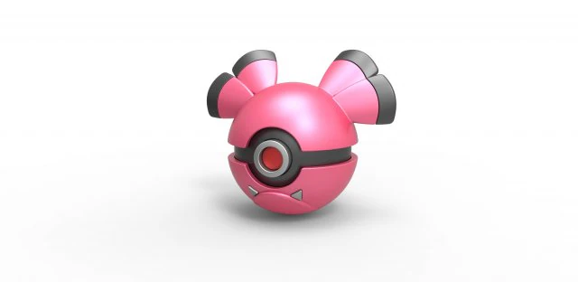 Snubbull orb 3D Print Model .c4d .max .obj .3ds .fbx .stl .blend 