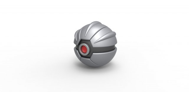 Shelgon orb 3D 打印模型 .c4d .max .obj .3ds .fbx .stl .blend