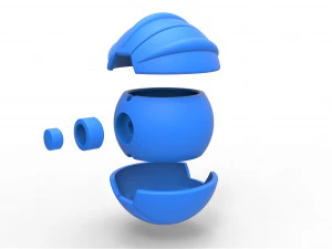 Shelgon-Kugel 3D Druckmodell