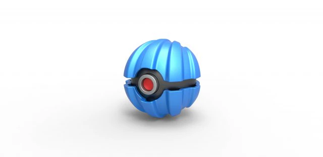 Clamperl orb 3D Print Model .c4d .max .obj .3ds .fbx .stl .blend 