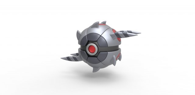 Whirlipede orb 3D 打印模型 .c4d .max .obj .3ds .fbx .stl .blend 