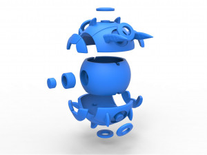 Whirlipede orb 3D 打印模型