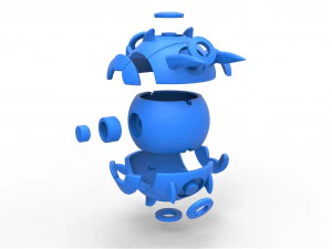 Whirlipede orb 3D Print Model