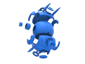 Whirlipede orb 3D Print Model