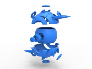 Whirlipede orb 3D 打印模型