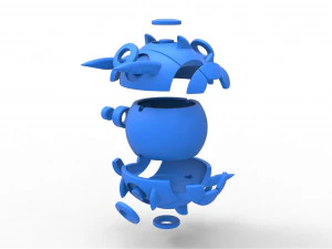 Whirlipede orb 3D Print Model