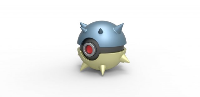 Qwilfish orb 3D Принт Модель .c4d .max .obj .3ds .fbx .stl .blend 