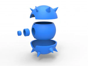 Qwilfish orb 3D Print Model