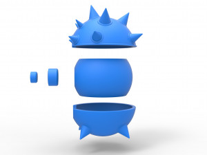 Mega Qwilfish orb 3D Print Model