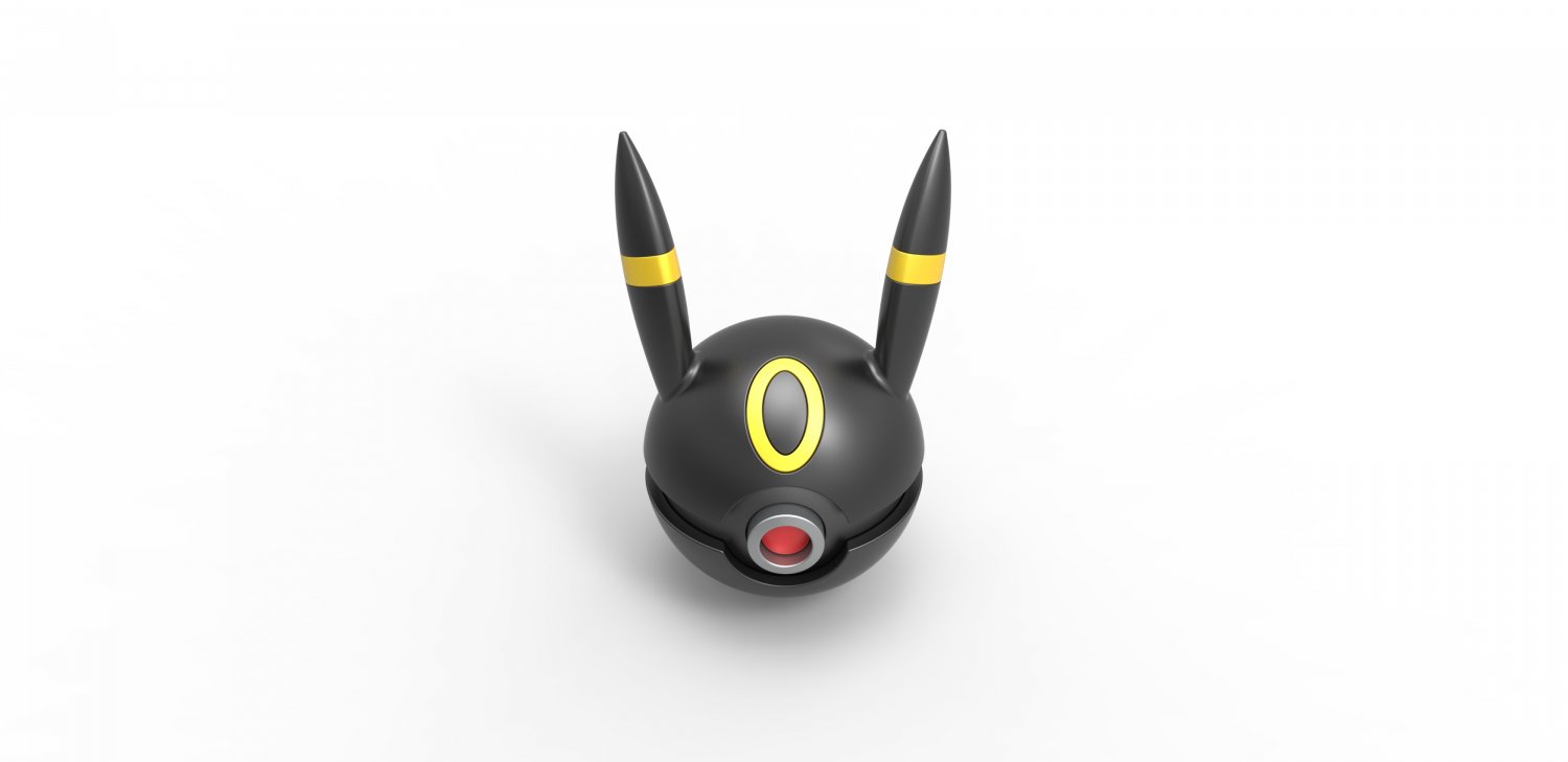 Pokeball 3D Icon download in PNG, OBJ or Blend format