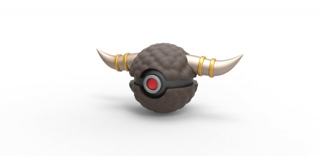 Bouffalant orb Modello di stampa 3D .c4d .max .obj .3ds .fbx .stl .blend 
