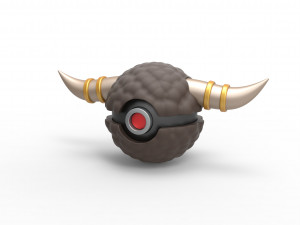 Bouffalant orb 3D-printmodel