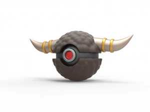 Bouffalant orb 3D Print Model