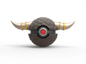 Bouffalant orb 3D Print Model