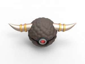 Bouffalant orb 3D Print Model