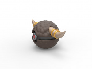 Bouffalant orb Modello di stampa 3D