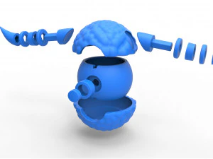 Bouffalant orb 3D Print Model
