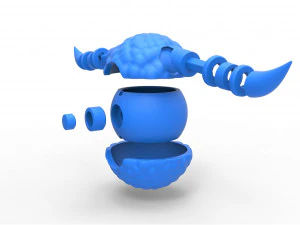Bouffalant orb 3D Print Model