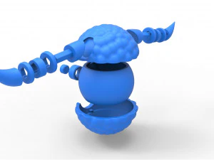 Bouffalant orb 3D Print Model