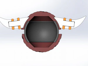 Bouffalant orb 3D Print Model