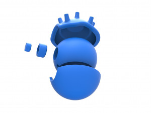 Lapras orb 3D 프린트 모델