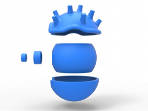Lapras orb 3D 프린트 모델