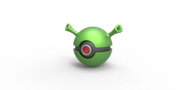 Shrek orb 3D Print Model .c4d .max .obj .3ds .fbx .stl .blend 