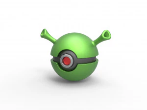 Bola Shrek Model Cetak 3D