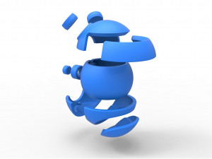Hellboy orb 3D-Druckmodell
