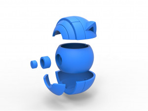 Alolan Sandshrew orb Modello di stampa 3D