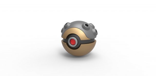Hippowdon orb 3D 打印模型 .c4d .max .obj .3ds .fbx .stl .blend 