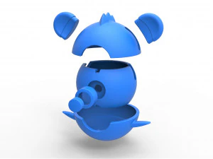 판참 오브 3D 프린트 모델