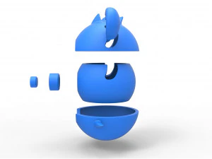 판참 오브 3D 프린트 모델