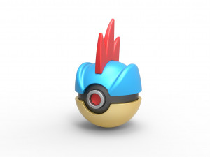 Feraligatr orb 3D 프린트 모델