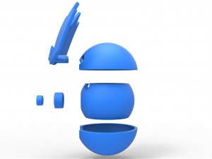 Noctowl orb Model Cetak 3D