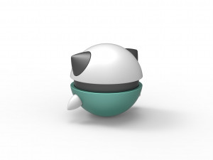 Oshawott orb 3D 프린트 모델