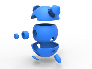 Oshawott orb 3D 프린트 모델