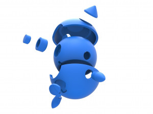 Oshawott orb 3D 프린트 모델