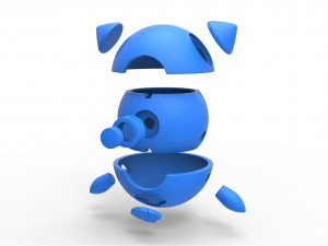 Oshawott orb 3D 프린트 모델