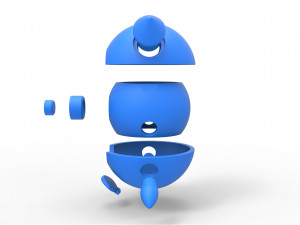 Oshawott orb 3D 프린트 모델