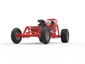 Mud dragster Scale 1 to 25 Modello di stampa 3D