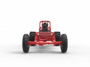 Mud dragster Scale 1 to 25 Modello di stampa 3D